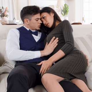 Устроил для пышногрудой бабы мощный трах