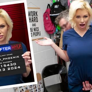 Поймал зрелую суку на краже и круто трахнул