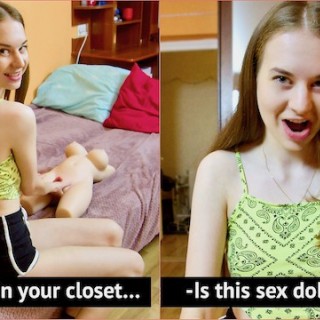 Трахнул красивую девку и игрушку